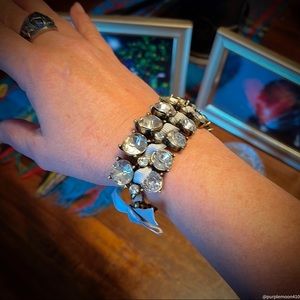 Large stone rhinestones for small wrist. A&F
